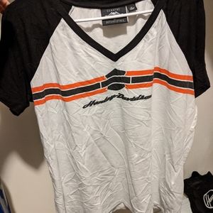 Harley Davidson v-neck Shirt